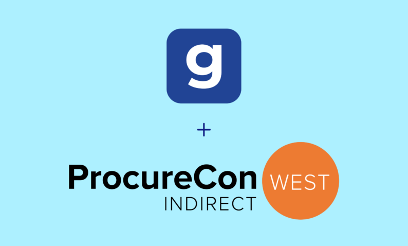 ProcureCon Indirect West + Graphite logos