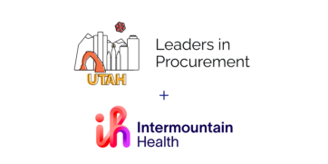 Image of Utah Leaders in Procurement and Intermountain Healthcare Logos