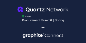Image of Quartz Network Spring SCOPE Summit and Graphite Connect Logos.